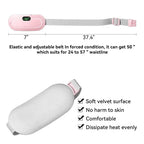 Cordless Heating Pad for Period Cramps | 1800mAh, 3 Massage Modes, Rapid Heat – 7" Portable Menstrual Pain Relief