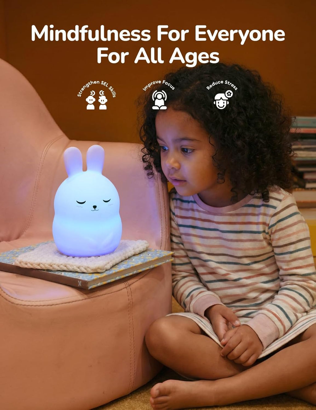  Guided Visual Breathing Light | Mindfulness & Anxiety Relief Aid for Meditation, Sleep & Calm-Down Corner – Adults & Kids