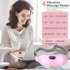 Cordless Heating Pad for Period Cramps | 1800mAh, 3 Massage Modes, Rapid Heat – 7" Portable Menstrual Pain Relief