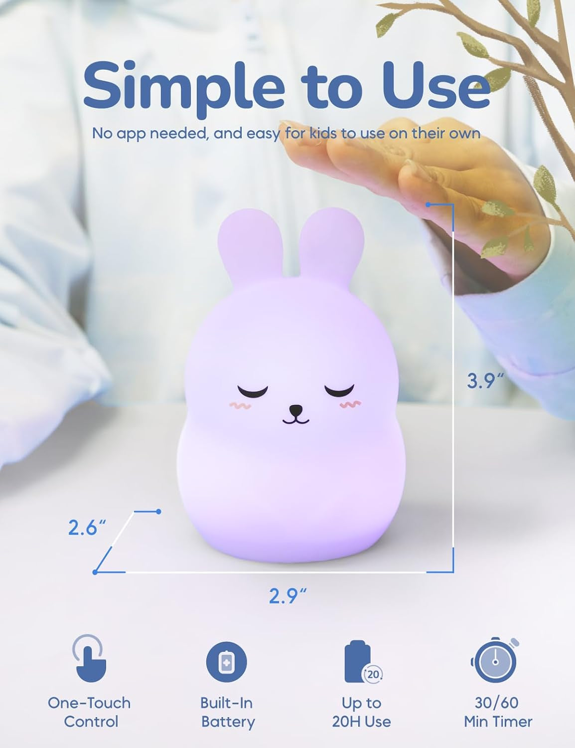  Guided Visual Breathing Light | Mindfulness & Anxiety Relief Aid for Meditation, Sleep & Calm-Down Corner – Adults & Kids