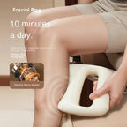 Revitalize Your Relaxation: Fascia Ring Vibration Massager with Adjustable Belt - Sleek White Design