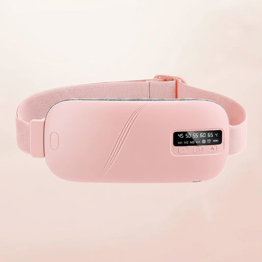 Ultimate Rechargeable Hot Compress & Vibration Massager Belt for Menstrual Cramps Relief