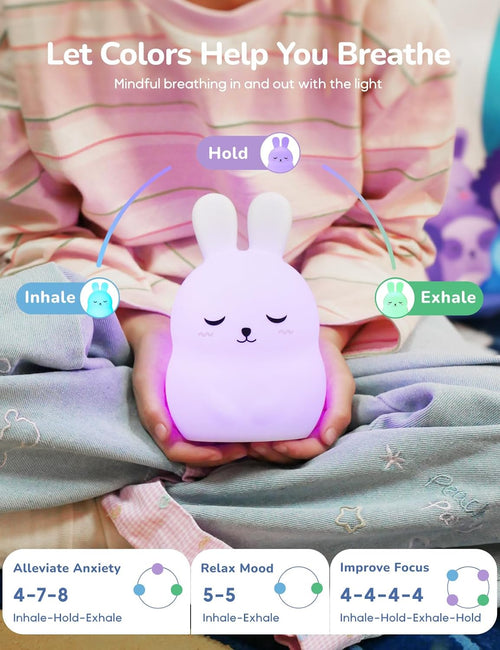  Guided Visual Breathing Light | Mindfulness & Anxiety Relief Aid for Meditation, Sleep & Calm-Down Corner – Adults & Kids